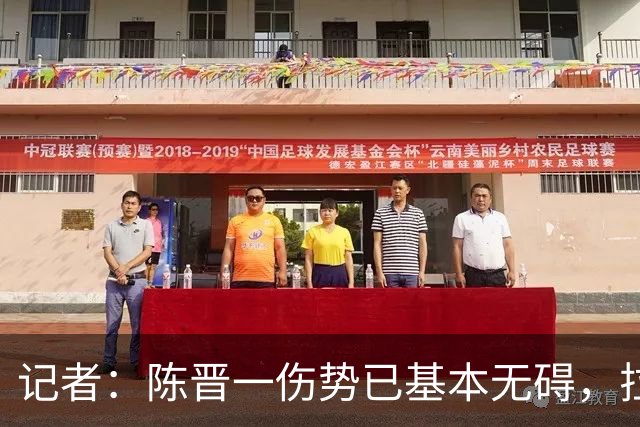 记者：陈晋一伤势已基本无碍，拉唐、阿苏埃、马纳法将出战足协杯